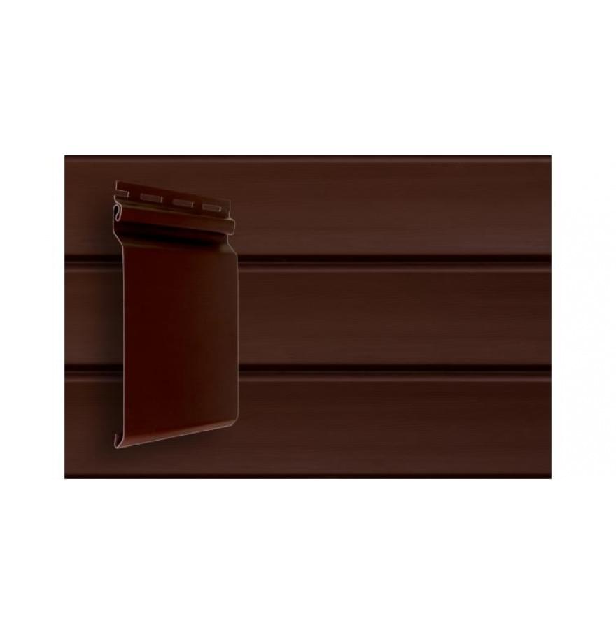 Сайдинг Grand Line Natural-Брус ACRYL Tundra Темный дуб